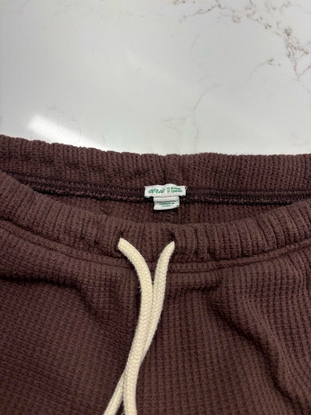 Aerie brown waffle knit joggers - Picture 4 of 5